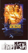 Stjärnornas krig 1977 poster Mark Hamill Harrison Ford Carrie Fisher Alec Guinness Peter Cushing George Lucas Hitta mer: Star Wars
