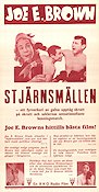 Stjärnsmällen 1937 poster Joe E Brown Marian Marsh Fred Keating Harry Beaumont Boxning