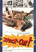 Stock-Car 1967 poster Tommy Kirk Ray Stricklyn HM Wynant Joseph Kane Bilar och racing
