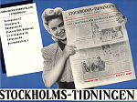 Stockholmstidningen 1942 affisch 