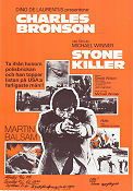 The Stone Killer 1973 poster Charles Bronson Martin Balsam Michael Winner