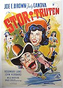 Stor i truten 1944 poster Joe E Brown