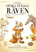 Stora stygga räven 2017 poster Guillaume Darnault Patrick Imbert Animerat