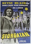 Storgatan 1959 poster Betsy Blair Spanien