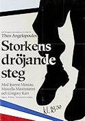 Storkens dröjande steg 1991 poster Jeanne Moreau Theo Angelopoulos Filmen från: Greece
