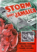 Storm över Jamaica 1958 poster Virginia McKenna Bill Travers Rudolph Cartier