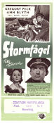 Stormfågel 1952 poster Gregory Peck Raoul Walsh