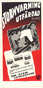 Stormvarning utfärdad 1948 poster Humphrey Bogart Edward G Robinson Lauren Bacall John Huston Film Noir