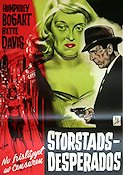 Storstadsdesperados 1937 poster Humphrey Bogart Bette Davis