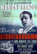 Storstadshamn 1954 poster Marlon Brando Karl Malden Eva Marie Saint Elia Kazan Skepp och båtar