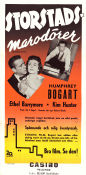 Storstadsmarodörer 1952 poster Humphrey Bogart Richard Brooks
