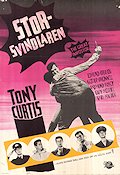 Storsvindlaren 1960 poster Tony Curtis Karl Malden Edmond O´Brien Robert Mulligan