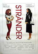 Stränder 1988 poster Bette Midler Barbara Hershey John Heard Garry Marshall Strand Romantik