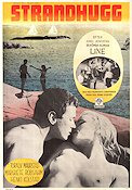 Strandhugg 1961 poster Toralv Maurstad Margrete Robsahm Henki Kolstad Nils-Reinhardt Christensen Norge Strand