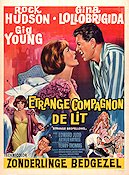 Strange Bedfellows 1965 poster Rock Hudson Gina Lollobrigida