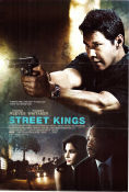 Street Kings 2008 poster Keanu Reeves Forest Whitaker Hugh Laurie Poliser