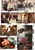 Streets of Fire 1984 lobbykort Michael Paré Rick Moranis Willem Dafoe Walter Hill Rock och pop Motorcyklar