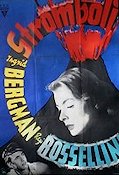 Stromboli 1950 poster Ingrid Bergman Roberto Rossellini Berg