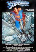 Superman the Movie 1978 poster Christopher Reeve Margot Kidder Gene Hackman Marlon Brando Richard Donner Från serier Hitta mer: DC Comics