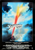 Superman the Movie 1978 poster Christopher Reeve Margot Kidder Gene Hackman Marlon Brando Richard Donner Från serier Hitta mer: DC Comics