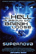 Supernova 2000 poster James Spader Peter Facinelli Angela Bassett Walter Hill Rymdskepp