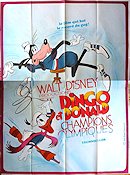 Superstar Goofy 1972 poster Donald Duck Kalle Anka Goofy Vintersport