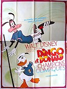 Superstar Goofy 1972 poster Donald Duck Kalle Anka Goofy Olympiader