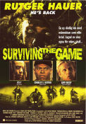 Surviving the Game 1994 poster Rutger Hauer Ice-T Charles S Dutton Ernest R Dickerson