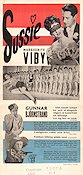 Sussie 1945 poster Marguerite Viby Gunnar Björnstrand Ingrid Envall Arne Mattsson