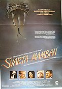 Svarta mamban 1981 poster Sterling Hayden Klaus Kinski Sarah Miles Piers Haggard Ormar