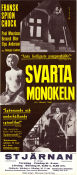 Svarta monokeln 1961 poster Paul Meurisse Elga Andersen Bernard Blier Georges Lautner