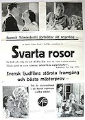 Svarta rosor 1932 poster Esther Roeck Hansen Einar Axelsson Karin Swanström Gustaf Molander Filmbolag: Svensk Filmindustri