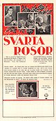 Svarta rosor 1932 poster Esther Roeck Hansen Einar Axelsson Karin Swanström Gustaf Molander