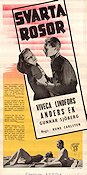 Svarta rosor 1945 poster Viveca Lindfors Anders Ek