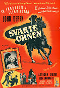 Svarte örnen 1951 poster John Derek Anthony Quinn