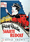 Svarte Rudolf 1928 poster Fridolf Rhudin