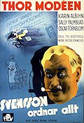 Svensson ordnar allt 1938 poster Thor Modéen