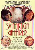 Svinaktiga affärer 1986 poster Michael Palin