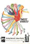 Sweet Charity 1969 poster Shirley MacLaine John McMartin Sammy Davis Jr Bob Fosse Dans