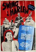 Swing i Harlem 1946 poster Lena Horne Louis Jordan Joe Turner Jazz