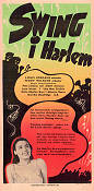 Swing i Harlem 1946 poster Lena Horne Louis Jordan William Forest Crouch Jazz