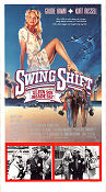 Swing Shift 1984 poster Goldie Hawn Kurt Russell Jonathan Demme
