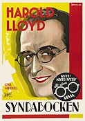 Syndabocken 1934 poster Harold Lloyd na Merkel George Barbier Sam Taylor