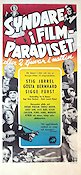Syndare i filmparadiset 1956 poster Stig Järrel Gösta Bernhard