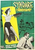 Syndare i Söderhavet 1950 poster Shelley Winters Macdonald Carey Strand