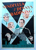 Syndfulla Dennys räddning 1928 poster Reginald Denny