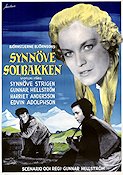 Synnöve Solbakken 1957 poster Synnöve Strigen Gunnar Hellström Harriet Andersson