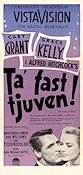 Ta fast tjuven 1956 poster Cary Grant Grace Kelly Alfred Hitchcock