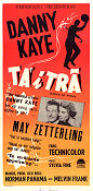 Ta i trä 1954 poster Danny Kaye Mai Zetterling Torin Thatcher Melvin Frank