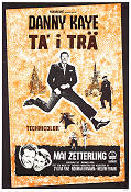 Ta i trä 1954 poster Danny Kaye Mai Zetterling Torin Thatcher Melvin Frank
